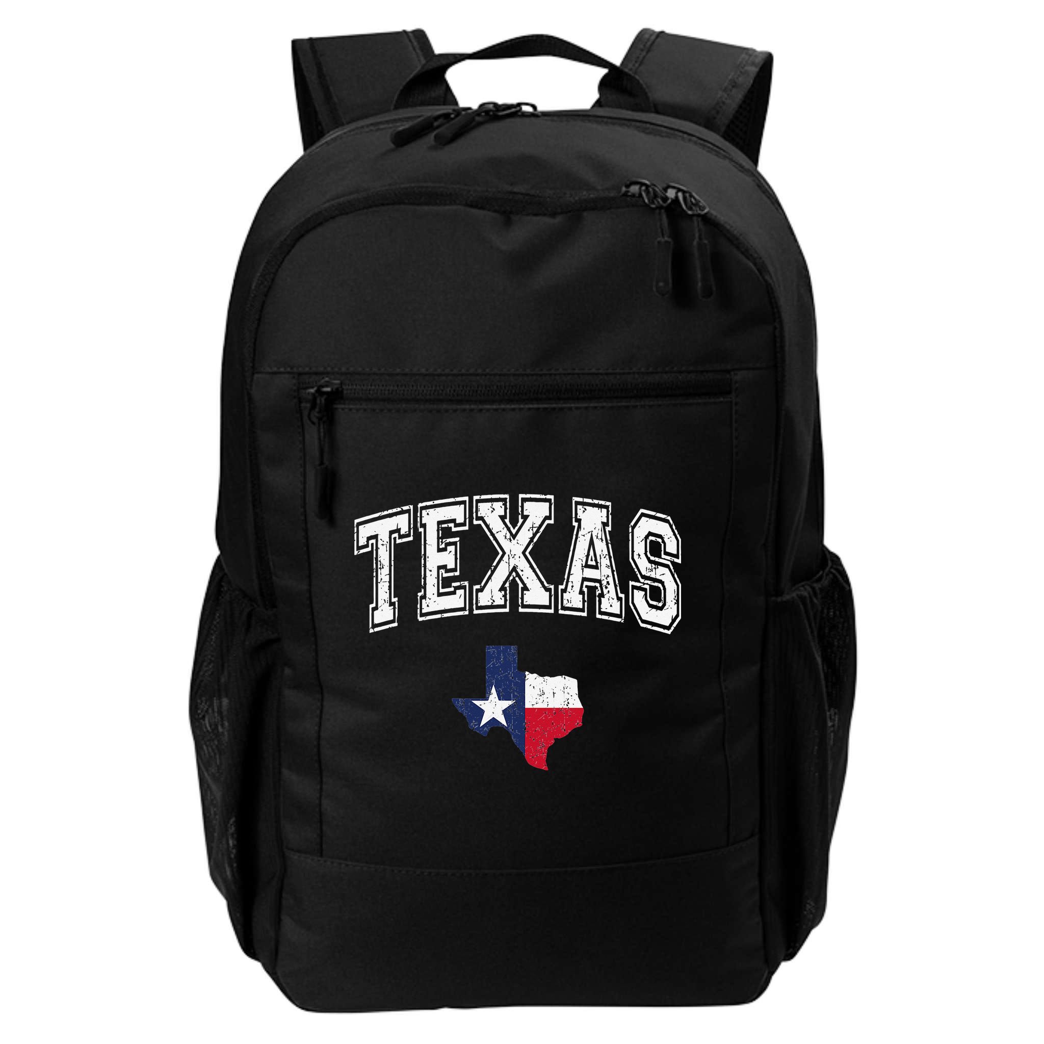 Texas Proud Texan Patriot American USA Flag Vintage Map Backpack