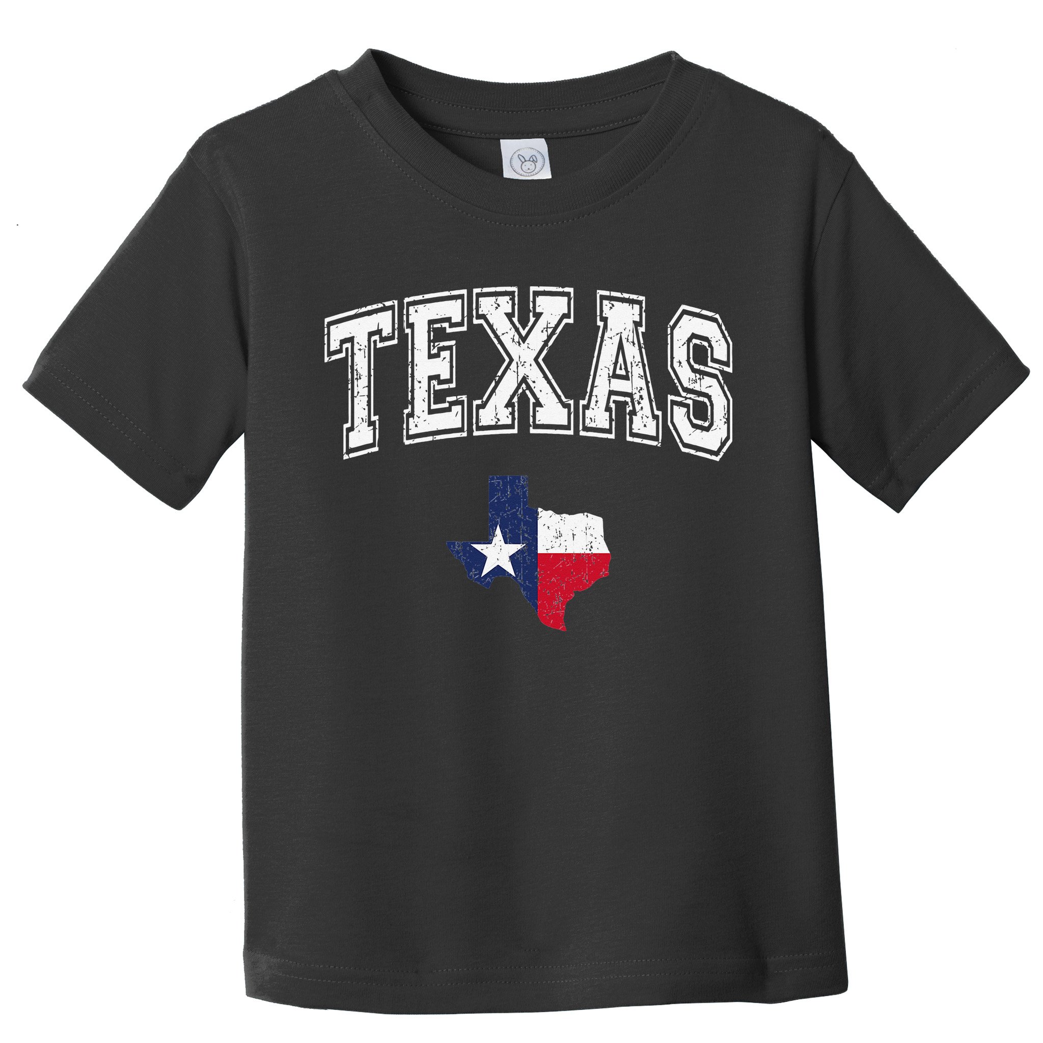 Texas Proud Texan Patriot American USA Flag Vintage Map Toddler T-Shirt