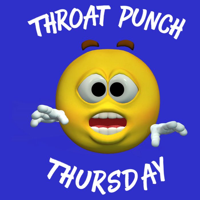 Throat Punch Thursday Sarcastic Cute Gift 16 in Basic Backpack