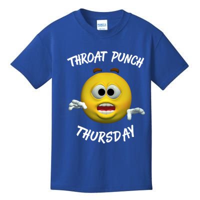 Throat Punch Thursday Sarcastic Cute Gift Kids T-Shirt