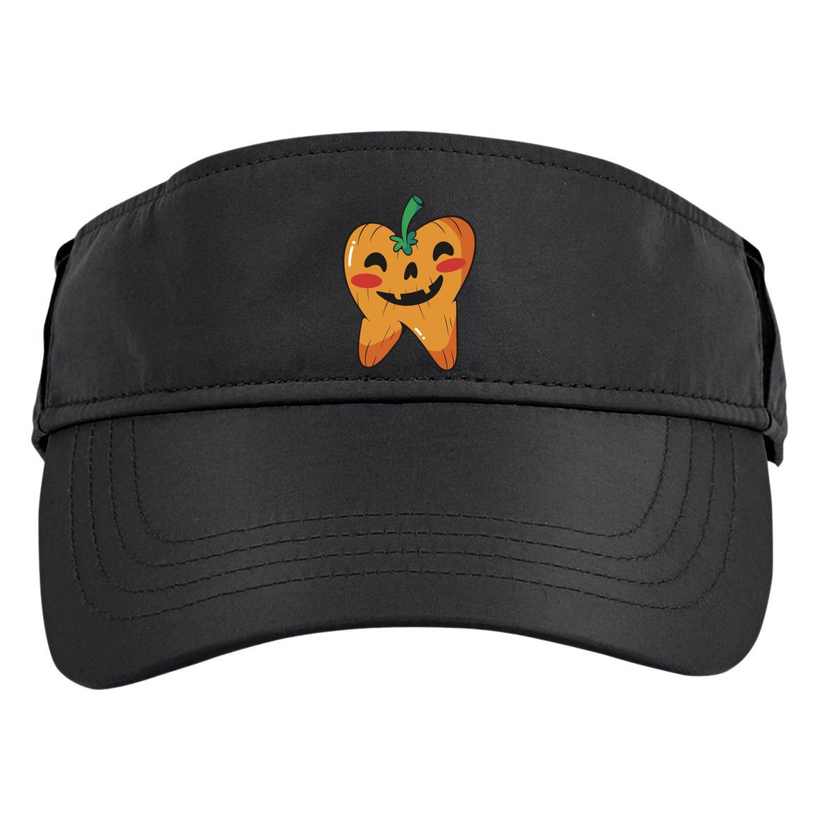Tooth Pumpkin Adult Drive Performance Visor