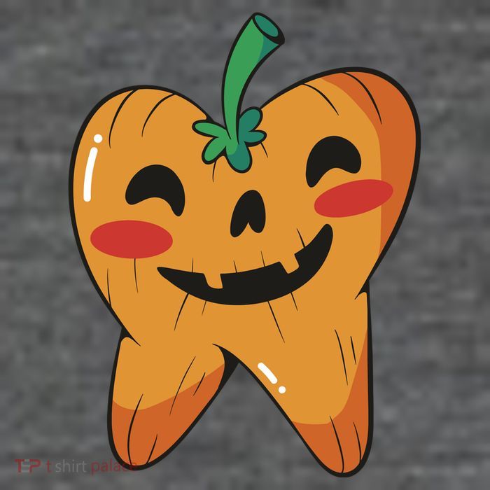 Tooth Pumpkin Tall T-Shirt