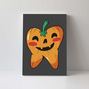 Tooth Pumpkin Canvas