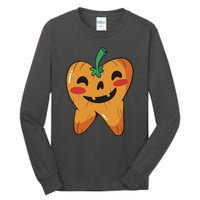 Tooth Pumpkin Tall Long Sleeve T-Shirt