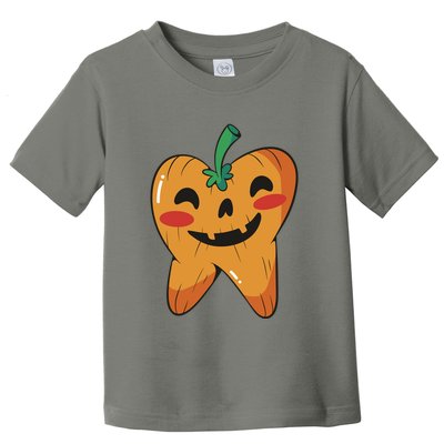 Tooth Pumpkin Toddler T-Shirt
