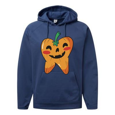 Tooth Pumpkin Performance Fleece Hoodie