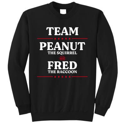 Team Peanut The Squirrel And Fred The Raccoon Justice Sweatshirt