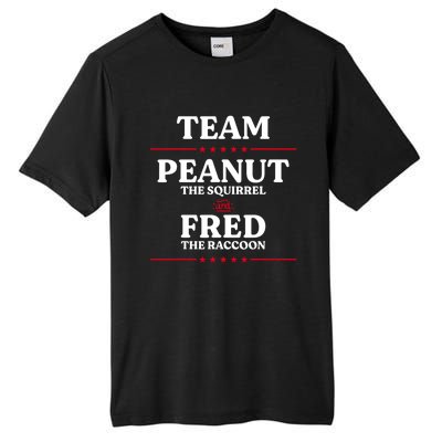 Team Peanut The Squirrel And Fred The Raccoon Justice Tall Fusion ChromaSoft Performance T-Shirt