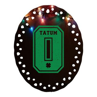 Tatum Premium Ceramic Oval Ornament