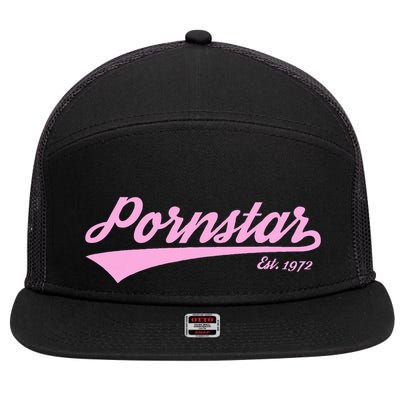 Team Pornstar 7 Panel Mesh Trucker Snapback Hat