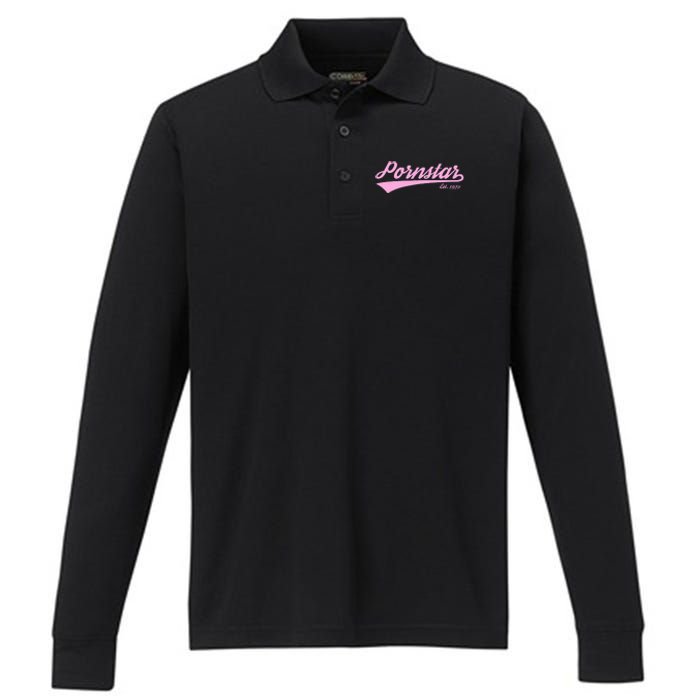 Team Pornstar Performance Long Sleeve Polo