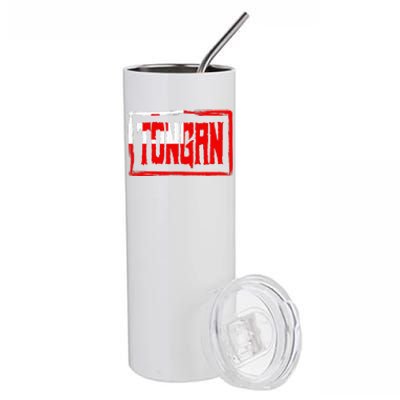 Tongan Pride Tonga Flag Polynesian Stylish Retro Stainless Steel Tumbler