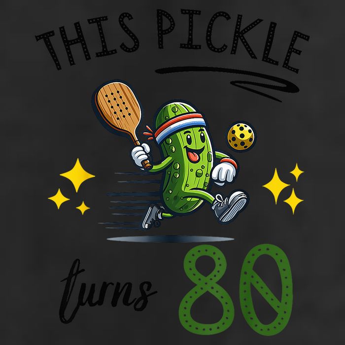 THIS PICKLE TURNS 80 PICKLEBALL 80th BIRTHDAY Cool Comfort Performance Bucket Hat