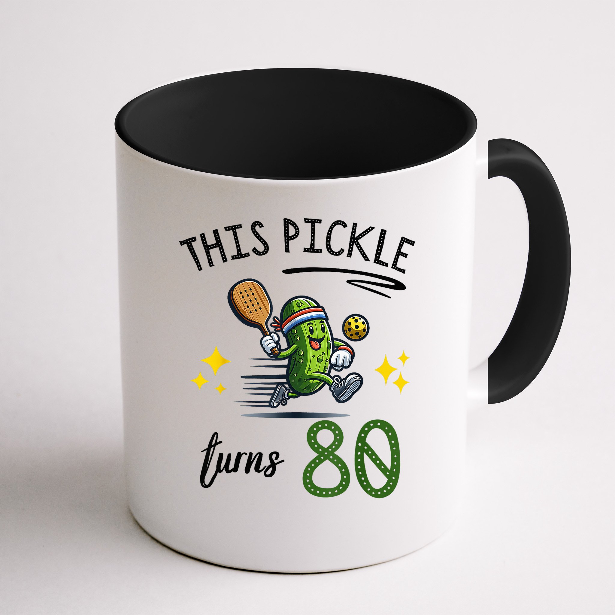 THIS PICKLE TURNS 80 PICKLEBALL 80th BIRTHDAY Mug