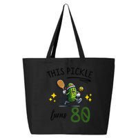 THIS PICKLE TURNS 80 PICKLEBALL 80th BIRTHDAY 25L Jumbo Tote