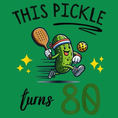 THIS PICKLE TURNS 80 PICKLEBALL 80th BIRTHDAY T-Shirt