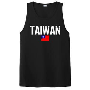 Taiwan Proud Taiwanese Flag Funny Gift PosiCharge Competitor Tank