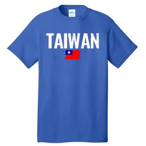 Taiwan Proud Taiwanese Flag Funny Gift Tall T-Shirt