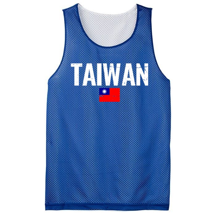 Taiwan Proud Taiwanese Flag Funny Gift Mesh Reversible Basketball Jersey Tank