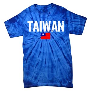 Taiwan Proud Taiwanese Flag Funny Gift Tie-Dye T-Shirt