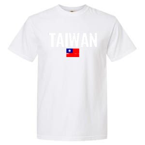 Taiwan Proud Taiwanese Flag Funny Gift Garment-Dyed Heavyweight T-Shirt