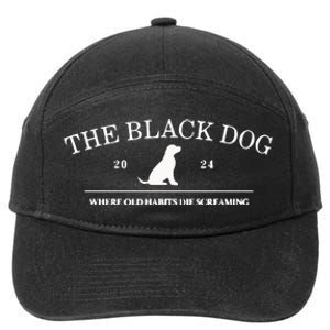 Tortured Poets The Black Dog 7-Panel Snapback Hat