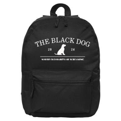 Tortured Poets The Black Dog 16 in Basic Backpack