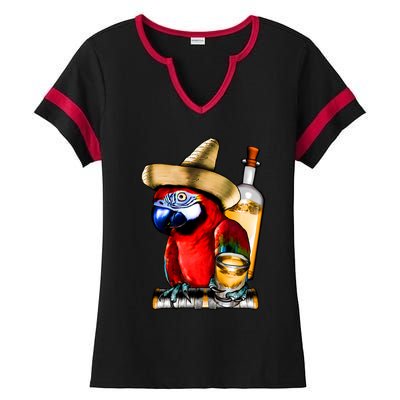 Tequilla Parrot Ladies Halftime Notch Neck Tee