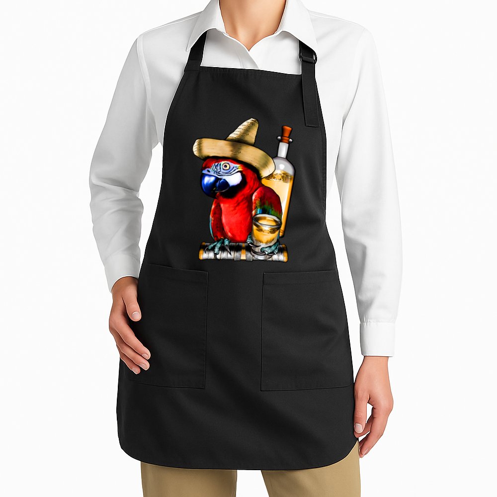 Tequilla Parrot Apron