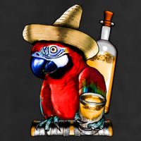Tequilla Parrot Adult Drive Performance Visor