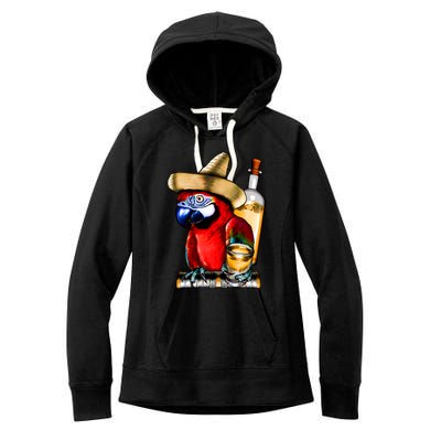 Tequilla Parrot Women's Fleece Hoodie