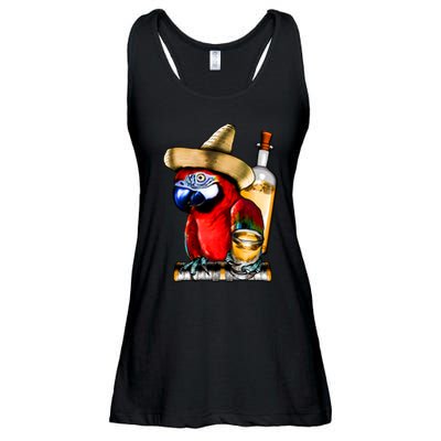 Tequilla Parrot Ladies Essential Flowy Tank