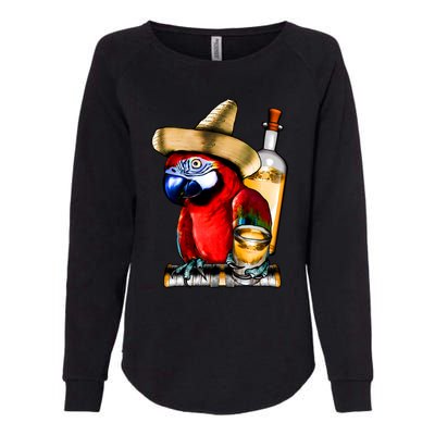 Tequilla Parrot Womens California Wash Sweatshirt