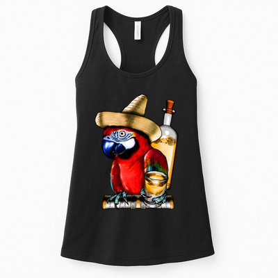 Tequilla Parrot Womens Tank Top