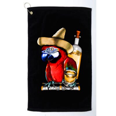 Tequilla Parrot Golf Towel