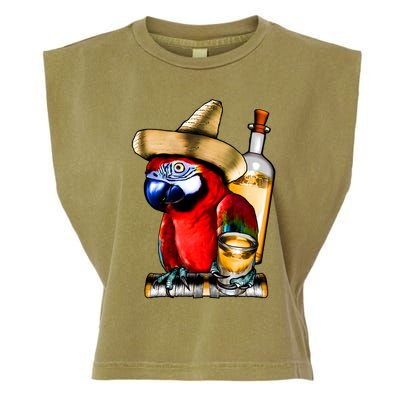 Tequilla Parrot Garment-Dyed Women's Muscle Tee