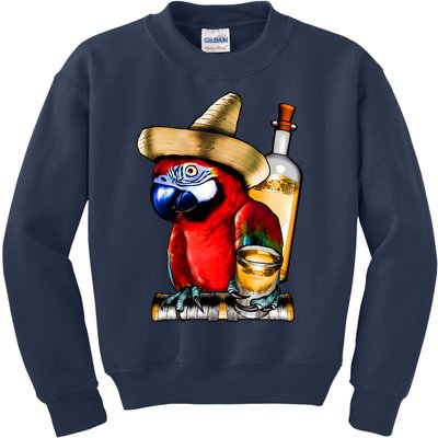 Tequilla Parrot Kids Sweatshirt