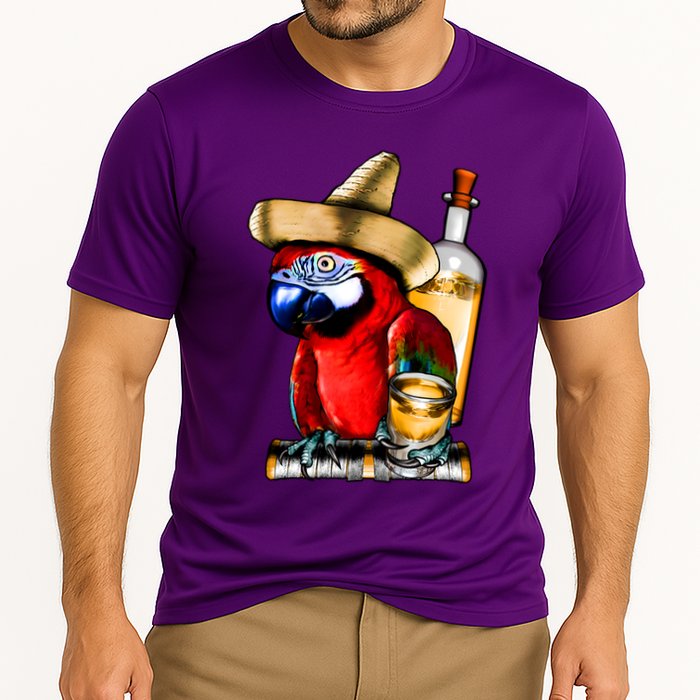 Tequilla Parrot Cooling Performance Crew T-Shirt