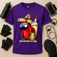 Tequilla Parrot Cooling Performance Crew T-Shirt