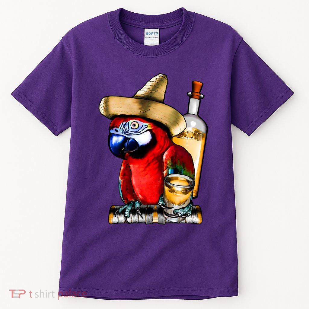 Tequilla Parrot Tall T-Shirt