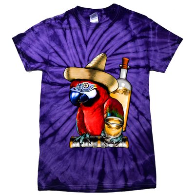Tequilla Parrot Tie-Dye T-Shirt