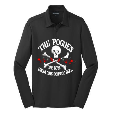 The Pogues Silk Touch Performance Long Sleeve Polo