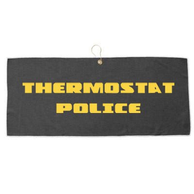 Thermostat Police Large Microfiber Waffle Golf Towel