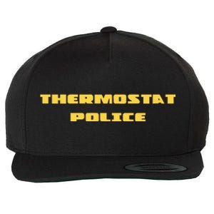 Thermostat Police Wool Snapback Cap