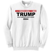 Text Pennsylvania To 88022 Trump Make America Great Again 2024 Sweatshirt