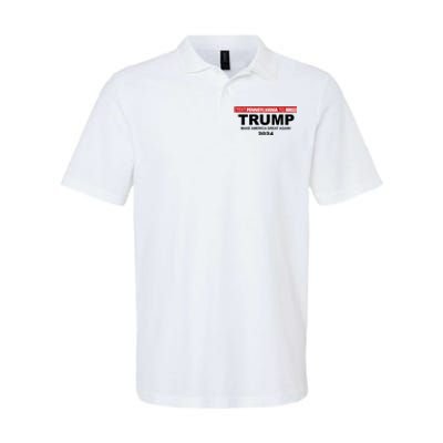 Text Pennsylvania To 88022 Trump Make America Great Again 2024 Softstyle Adult Sport Polo