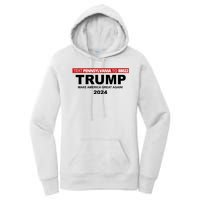 Text Pennsylvania To 88022 Trump Make America Great Again 2024 Women's Pullover Hoodie