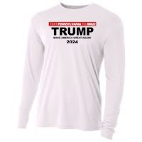 Text Pennsylvania To 88022 Trump Make America Great Again 2024 Cooling Performance Long Sleeve Crew