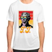 Tj President Thomas Jefferson Retro Patriotic 4th Of July Adult ChromaSoft Performance T-Shirt