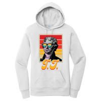 Tj President Thomas Jefferson Retro Patriotic 4th Of July Women's Pullover Hoodie